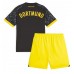 Cheap Borussia Dortmund Away Football Kit Children 2023-24 Short Sleeve (+ pants)